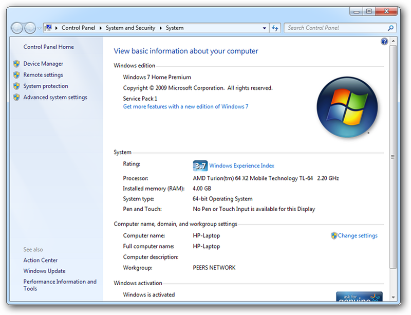 Dell windows 7 home premium download